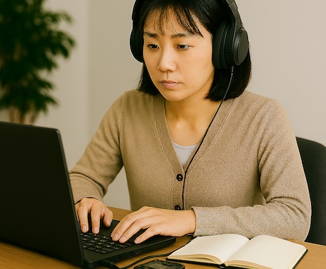 丁寧・正確な文字起こしを提供します 修正、整形等にも柔軟に対応します イメージ1