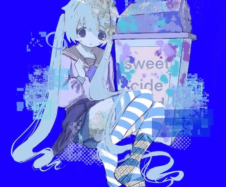 萌え可愛いイラストを描きます 歌ってみたのサムネイルなどをお探しの方必見！ イメージ1