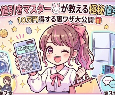 家電値引きマスターの私が「極秘値引き術」教えます 【悪用厳禁】量販店が泣いた！得する裏ワザ大公開ノウハウ イメージ1