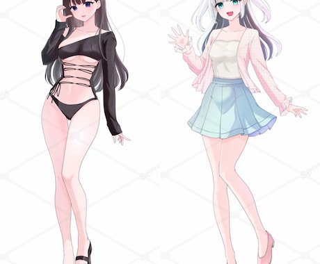 立ち絵　イラストを描きます イメージ1