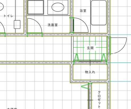 cadで作図します 手書き図面からcadで作図します。 イメージ1