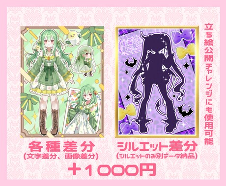 商用利用◎オリジナル立ち絵公開画像制作します キャラクターを引き立てるデザインを制作します！！ イメージ2