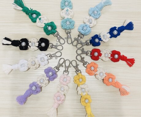 推し色でストラップ作ります イメージ1