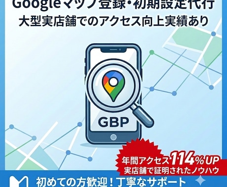 Googleビジネスプロフィールの登録代行します イメージ1