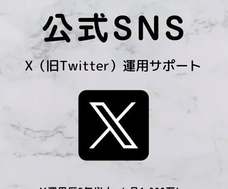 X のデビューをお手伝いします X運用歴5年以上 | 月1,000万imp規模 イメージ1