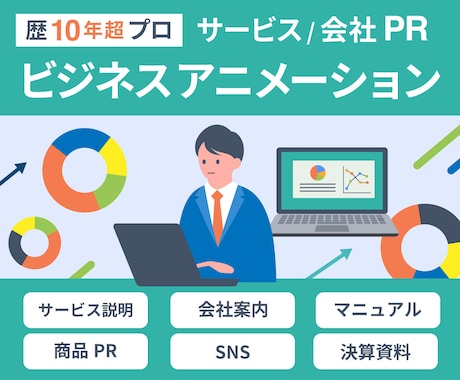 プロのデザインでPR/広告/販促動画を制作します 広告アニメーション動画を、シナリオから完成までまるごと対応！ イメージ1