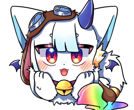 かっこかわいいデフォルメケモノイラスト描きます 3~5等身のデフォルメケモノイラスト描きます✨ イメージ1
