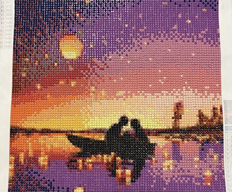 ダイヤモンドアート制作代行致します 忙しい毎日に一粒の輝きを。あなたの代わりに心を込めて並べます イメージ2
