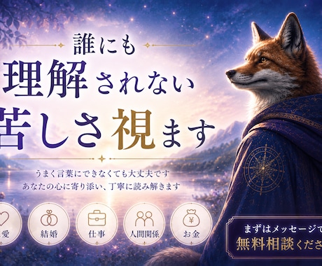 購入前に無料相談可。誰にも理解されない苦しさ視ます 合わなければ購入不要。まずは気軽にご相談ください イメージ1