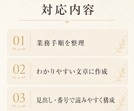 業務マニュアル・手順書を作成します 複雑な業務を誰でも分かる手順に整理します イメージ2