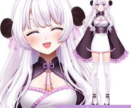 キャラデザからLive2Dモデリングまで承ります 個性を大事にしたVtuber活動のお手伝いをさせてください！ イメージ2