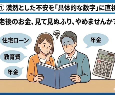 50代・老後家計の立て直しチャット相談ができます 退職金なし。老後資金ゼロ。でも今からできることがあります イメージ1