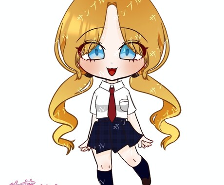 可愛いSNSアイコン･SDイラスト･立ち絵描きます SDイラストや立ち絵は配信･動画･TRPGにも使えますよ♪︎ イメージ2