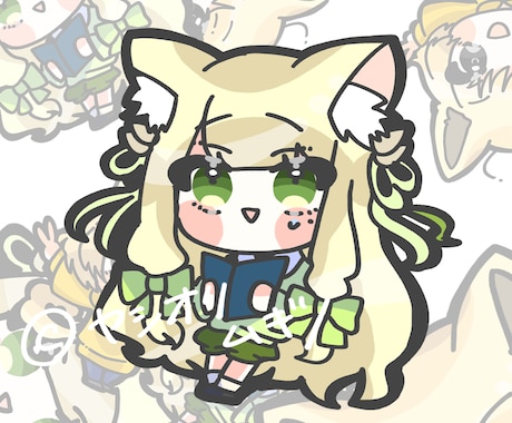 かわいいSDイラスト制作します はっきり目に飛び込んでくる絵柄です！ イメージ2