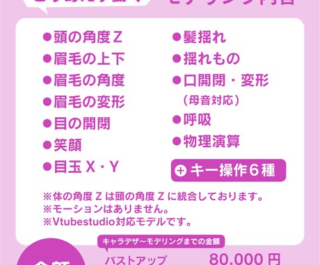 とりあえず動く】Live2dモデルの制作をします キャラデザからモデリングまでの制作 イメージ2