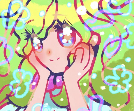 インパクトのあるデフォルメキャラ描きます アイコン、サムネイル使い方色々！ イメージ2
