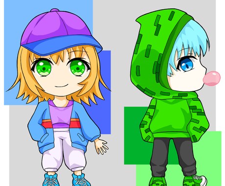 デフォルメイラストを描きます かわいいデフォルメイラストを描きます イメージ2