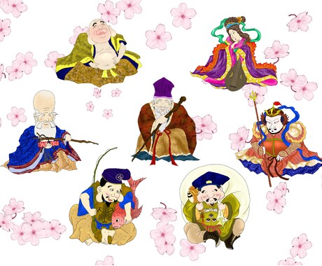 七福神の寳船☆アチューメントいたします 豊かさの代表七福神とのご縁結びいたします♡ イメージ1