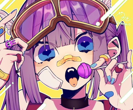 ポップでかわいいSNSアイコン描きます 目を惹くSNSアイコンをお求めの方に！ イメージ1