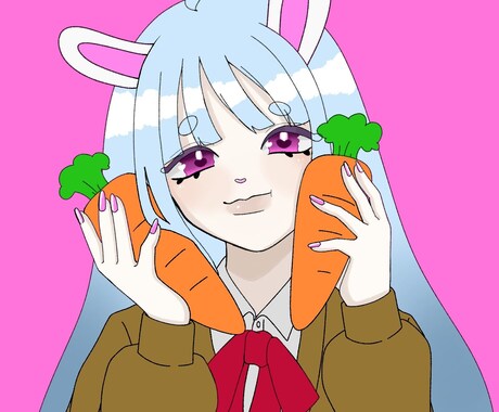 上半身イラスト描かせて頂きます あなた専用の上半身のキャラクターイラストになります。 イメージ2