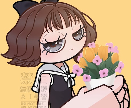 商用可◎目を引くカートゥーンイラスト描きます SNSや配信で目を引くポップなイラスト制作！ イメージ2