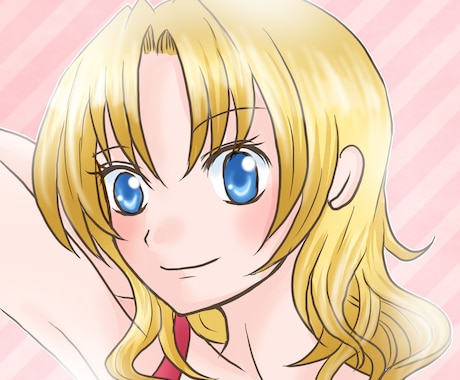 かわいいアニメ調ＳNＳアイコン描きます かわいい！アニメ調カラーイラストをアイコンにしませんか？ イメージ1