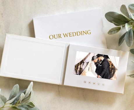 結婚式ムービーをおしゃれな【ビデオブック】にします 記念品や両親贈呈におすすめ！！ イメージ1