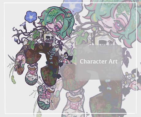 デフォルメ全身キャラクターイラストかきます ミニキャラ/グッズ/アクスタ/vtuber/カートゥーン イメージ1