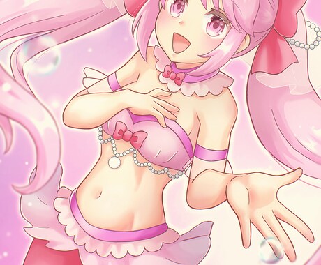 女の子専門　デジタルイラストを制作します シンプルで可愛い雰囲気が得意です イメージ1