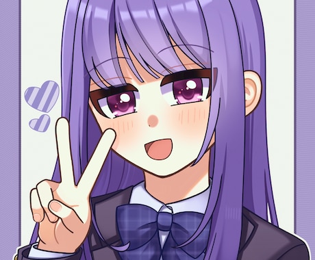 SNSのアイコン用イラスト受付けます SNSアカウントに使うイラストを描きます！ イメージ1
