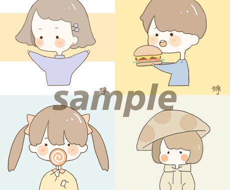 SNSのアイコンを描きます 自分専用のアイコンが欲しい方へ イメージ2