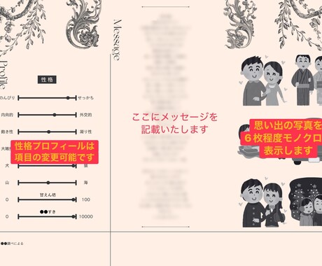 バースデー・旅行プランのしおりを作成します 三つ折りタイプのしおりとなります イメージ2