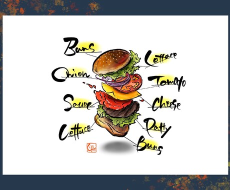 お客様の視覚を刺激する『手描きイラスト』描きます メニューやPOPなどの挿絵にどうぞ！ 《複数購入割引あり！》 イメージ2