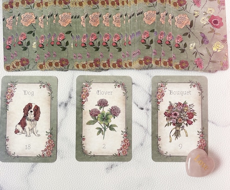 ルノルマンカードでリーディングします おとぎ話のようなルノルマンカードを用いてリーディング♡ イメージ1