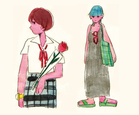 手描き【水彩】のイラスト作成します 【商用可】似顔絵・SNS・チラシなどにお使いいただけます イメージ2