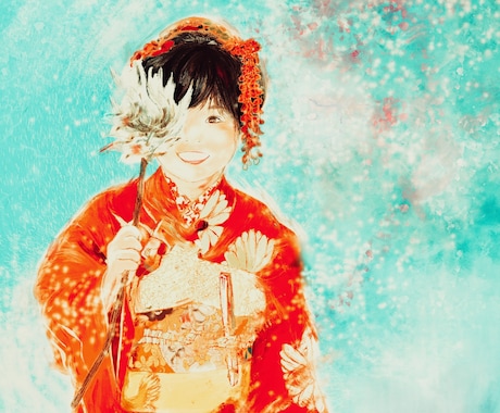 写真とは一味違う◎オシャレな似顔絵描きます ◎お気に入り写真を元に◎簡単オーダーメイド◎プレゼントにも◎ イメージ1