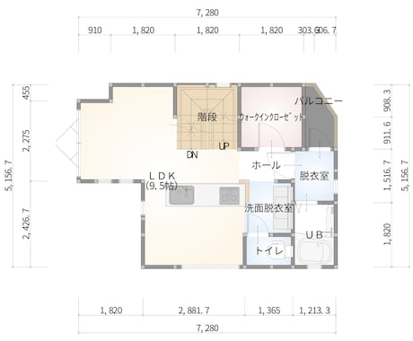 間取り図CAD図面化(トレース)・データ化致します ARCHITREND|木造戸建て住宅 イメージ2