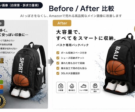 Amazon向けAI商品画像を作成します 物販者目線で世界観・素材感を設計 AI＋Canvaで再現可能 イメージ2