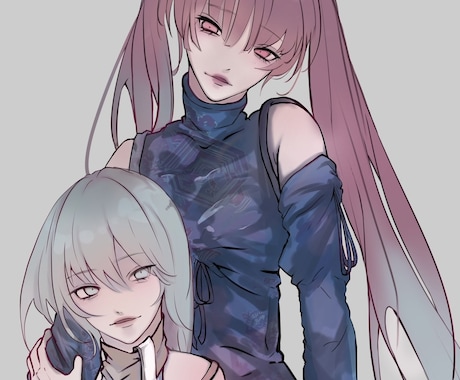 胸上のイラストを描きます あなたの世界観やイメージを具現化❁¨̮ イメージ1