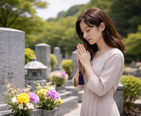 作業前後の写真付き｜丁寧なお墓清掃代行します 大切なご先祖様へ。心を込めた清掃とお参りを代行いたします。 イメージ1