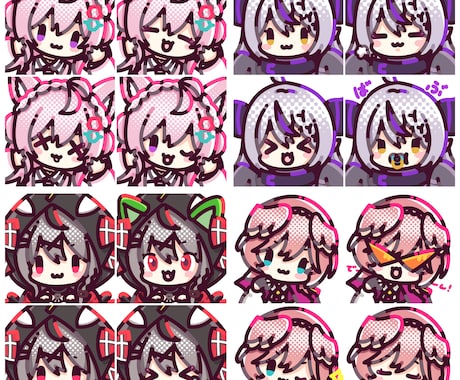 LINEスタンプ・YouTube絵文字描きます 1点からok! 商用利用可能！ライバーさんにおすすめです！ イメージ2