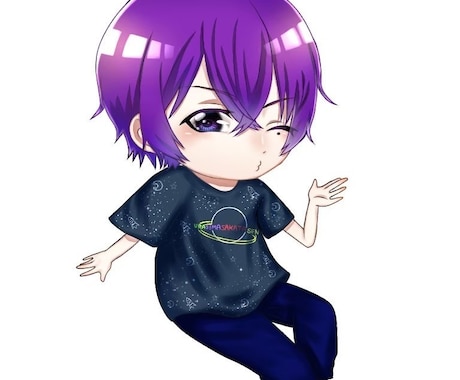 フラスタのイラスト描きます ポップなイラストやゆるめのイラストを描きます イメージ1