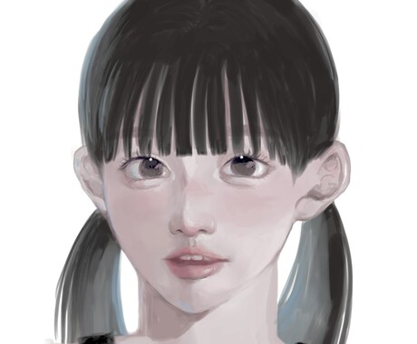 可愛らしい女の子の厚塗りのイラストを制作します SNSアイコンや挿し絵等に使用できるイラストを制作します！ イメージ1