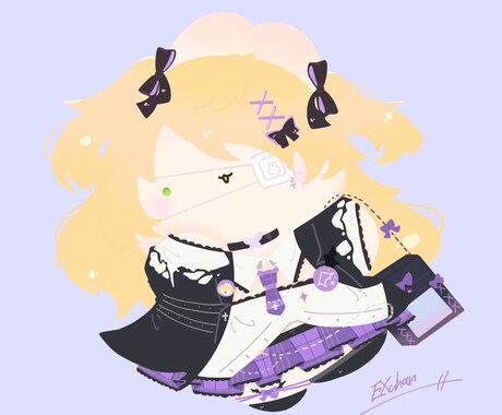 韓国風のかわいいミニキャライラストを描きます 韓国に行き何度も研究したゆるかわデフォルメイラストです。 イメージ2