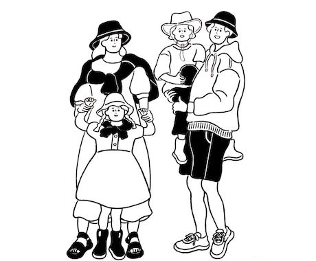 高品質！シンプルイラスト制作いたします 商用OK!かわいくてあたたかみのあるシンプルイラスト♡ イメージ2