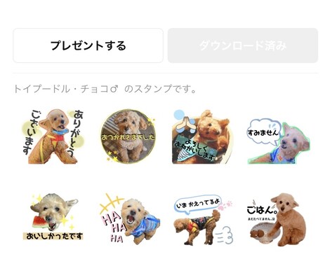 あなたの家族の使えるLINEスタンプ16個作ります ペットやお子さんの写真でかわいいLINEスタンプをデザイン！ イメージ2