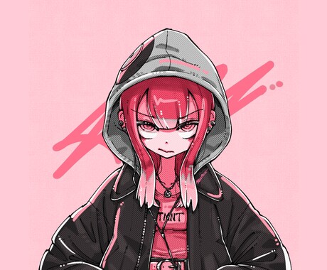 漫画タッチの可愛いキャラクター作成します グッズやSNSアイコン、アバターとしても使えます！ イメージ2
