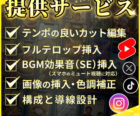 丸投げOK！集客に強いショート動画制作します 実績豊富なプロに丸投げ！初めての方でも安心 イメージ2