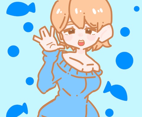 アイコン作成します あなただけのポップなSNSアイコンを イメージ1