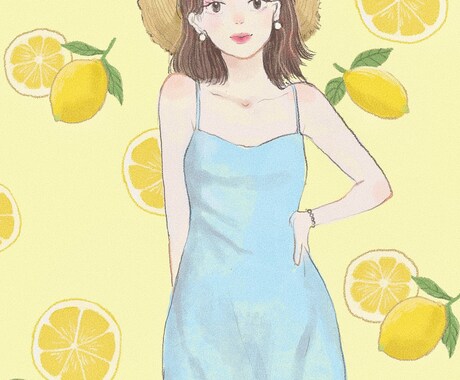 NY美大生がおしゃれなアイコン/イラストを描きます 好きな自分のファッションやメイクをイラスト化して記録する♡ イメージ2